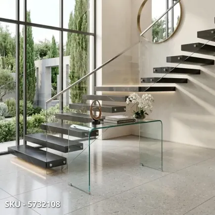 marca-design-shop-stile-moderno-stile-contemporaneo-Consolle Rettangolare Iride in Vetro non temperato