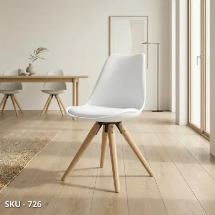 marca-design-shop-stile-moderno-stile-contemporaneo-Set di 4 Sedie in Legno con Sedile in Polipropilene