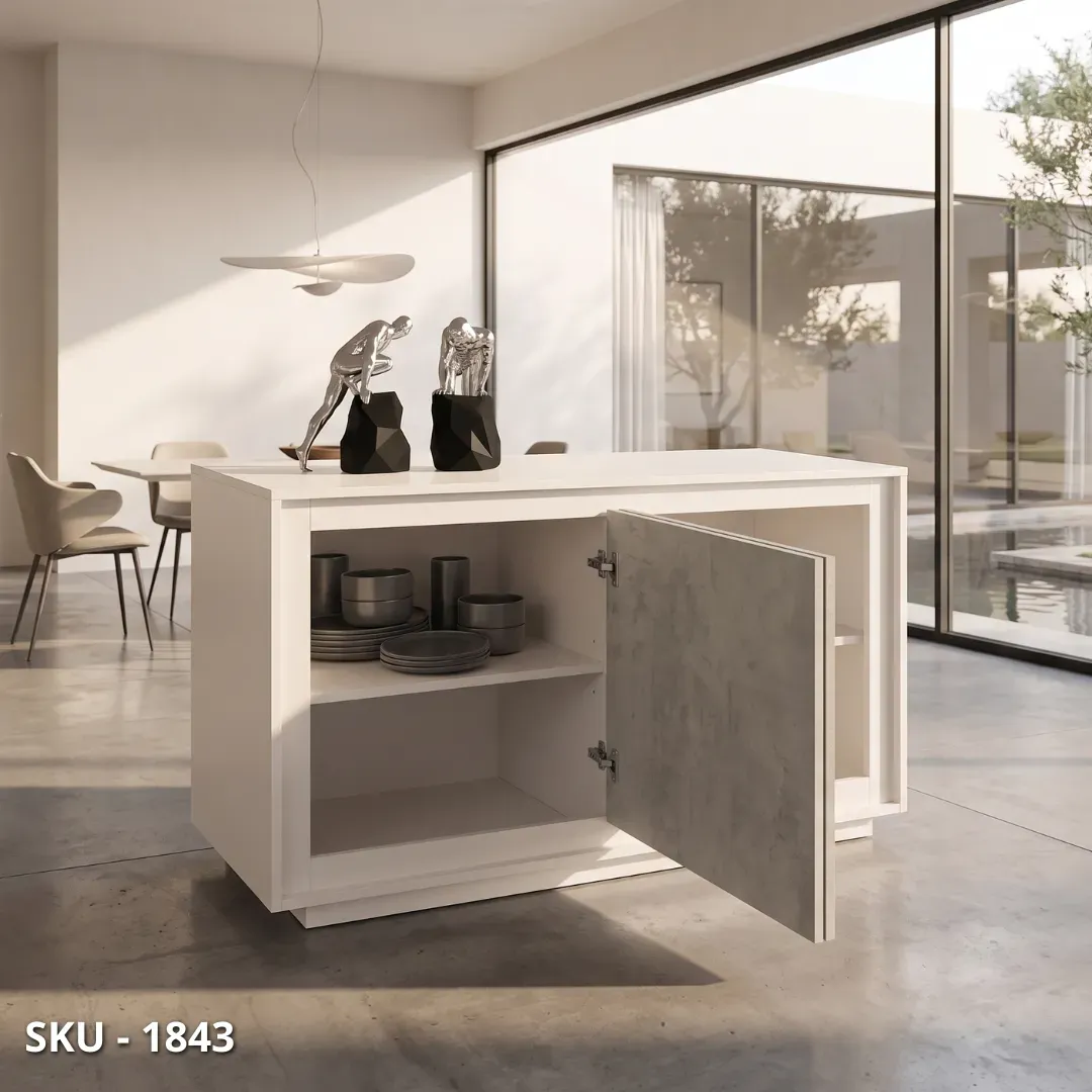 marca-design-shop-stile-moderno-stile-contemporaneo-Madia in Legno Bianco
