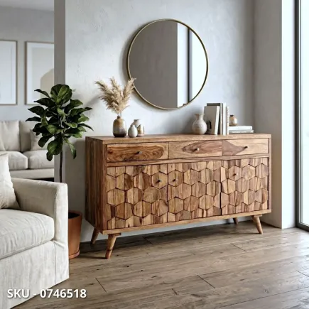 marca-design-shop-stile-moderno-stile-contemporaneo-Credenza Kant in Legno Sheesham, Finitura Naturale