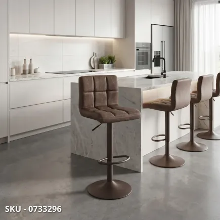 marca-design-shop-stile-moderno-stile-contemporaneo-Set di 2 Sgabelli Regolabili Greyson con Struttura in Acciaio