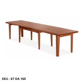 Tavolo fratino allungabile, noce scuro e bianco opaco – Arte povera – Made in Italy – 160×85×78 cm, 180×85×78 cm, 180×100×78 cm