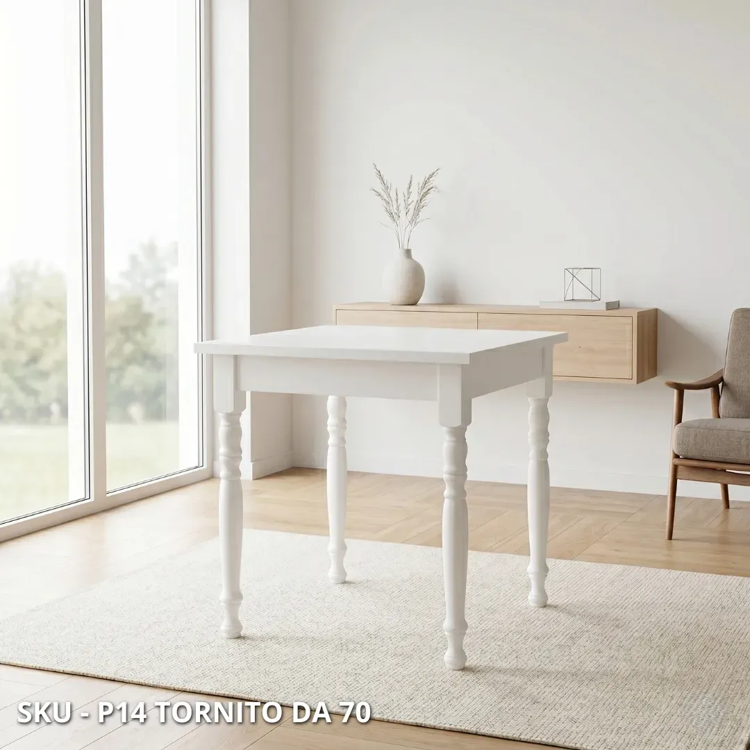 marca-design-shop-stile-classico-arte-povera-Tavolo fisso in Legno, Gambe Tornite