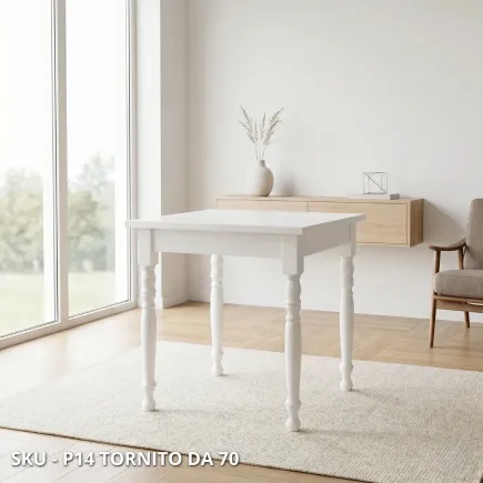 marca-design-shop-stile-classico-arte-povera-Tavolo fisso in Legno, Gambe Tornite