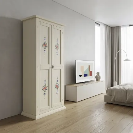 Scarpiera Arte Povera in Legno di Pioppo con Ripiani Interni - arredo classico - marca design shop