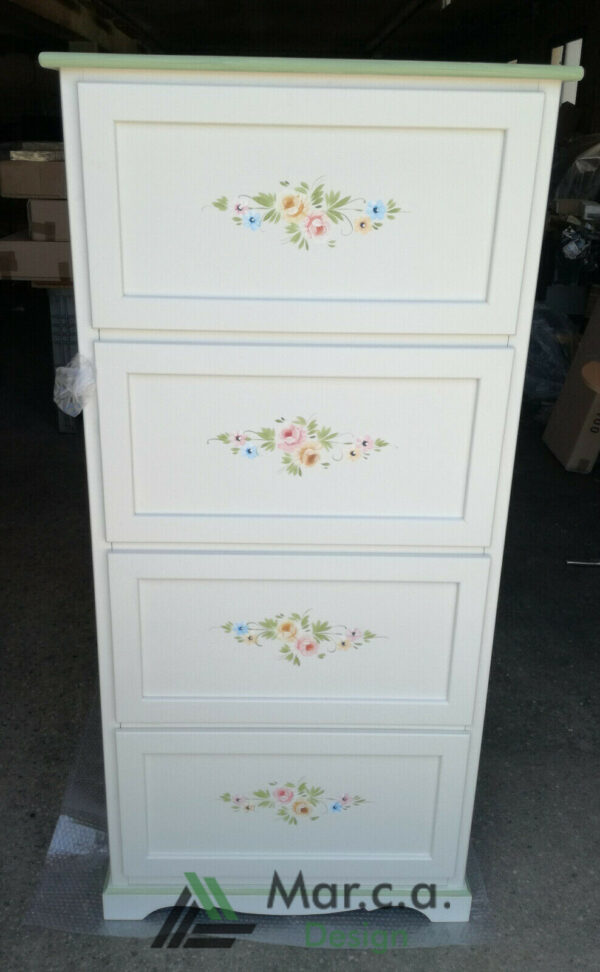 Scarpiera Shabby Chic a 4 porte, Arte Povera - Mar.c.a Design