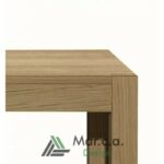 Tavolo moderno in rovere naturale effetto materico - Marca Design