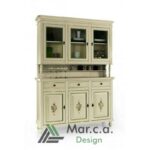 Cristalliera in legno Shabby Chic 3 Porte - Mar.c.a. Design