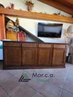 Credenza in stile Arte Povera Noce Scuro - Mar.c.a Design