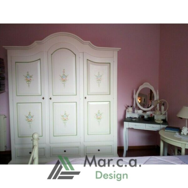 Armadio decorato in stile Shabby Chic - Mar.c.a. Design