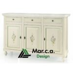 Credenza Madia a 3 porte in stile Shabby Chic