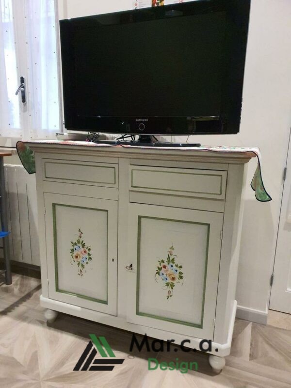 Base a 2 porte in stile Shabby Chic - Mar.c.a Design