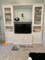 Composizione Parete Libreria Porta TV - Mar.c.a Design