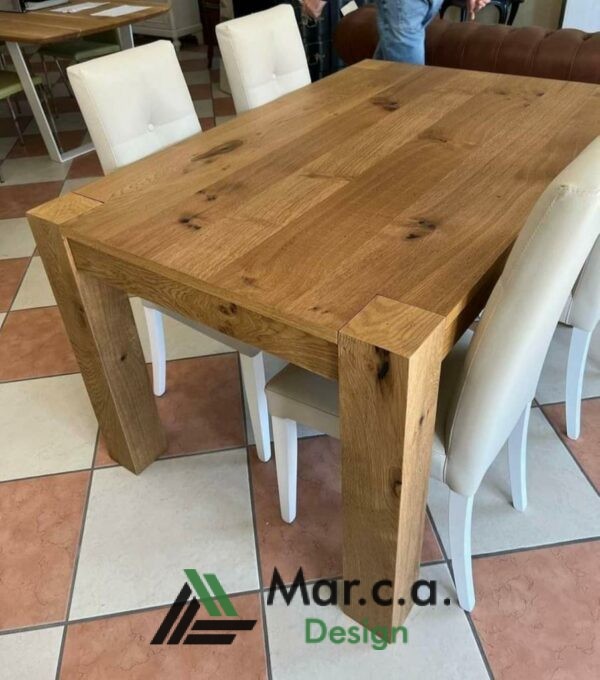 Tavolo allungabile in rovere nodato - Mar.c.a Design