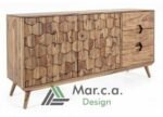 Credenza bassa Kant in legno Sheesham - Mar.c.a. Design