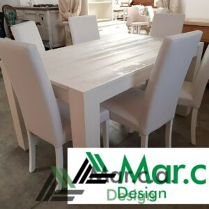 Tavolo in rovere spazzolato con 2 allunghe - Mar.c.a Design