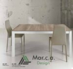 Tavolo allungabile con struttura e piano in legno - Mar.ca Design