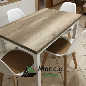 Tavolo allungabile effetto rovere nodato - Mar.c.a. Design