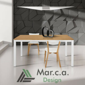 Tavolo con piano rovere a libro - Mar.c.a Design