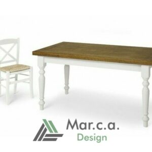 Sedia classica in legno con schienale a croce - Mar.c.a Design