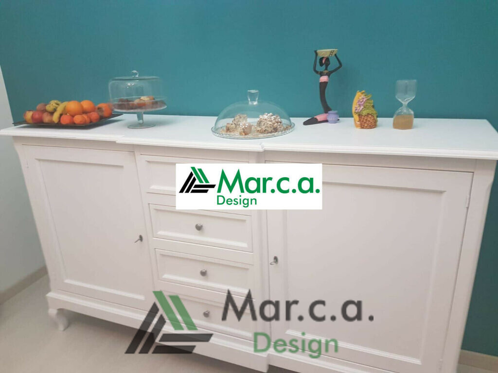 Credenza in arte povera bianca Mar.c.a Design