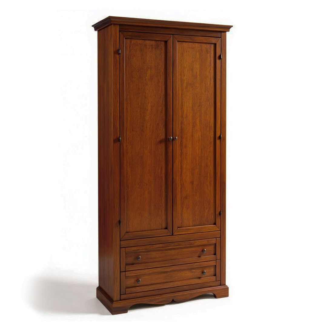 armadio-in-legno-2-ante-2-cassetti-noce-marcadesign-sku517